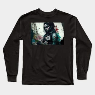 Poker Princess in the Urban Jungle Long Sleeve T-Shirt